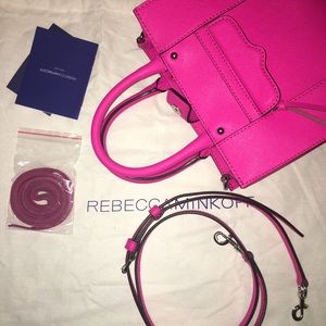Rebecca Minkoff Mini MAB Tote Flamingo Pink